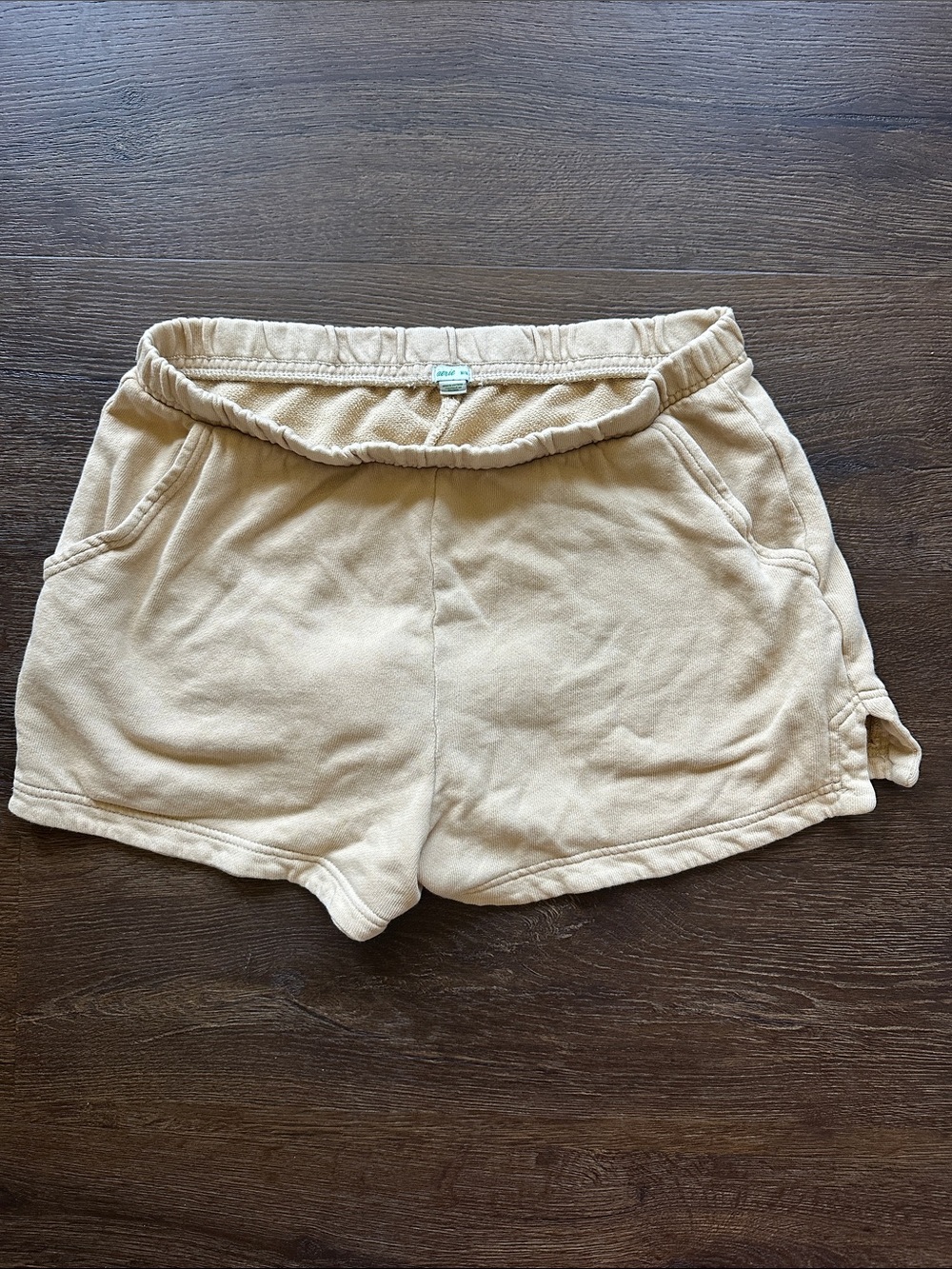 aerie tan athletic shorts